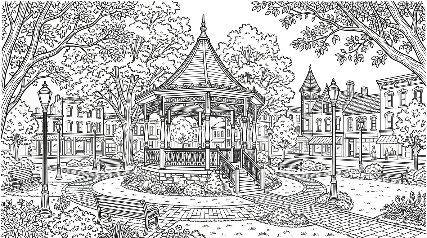 Lehighton local landmark illustration