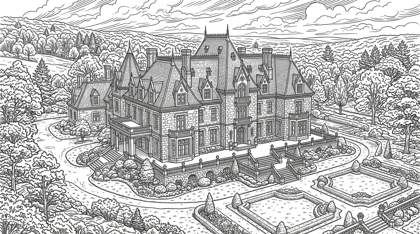 Milford local landmark illustration