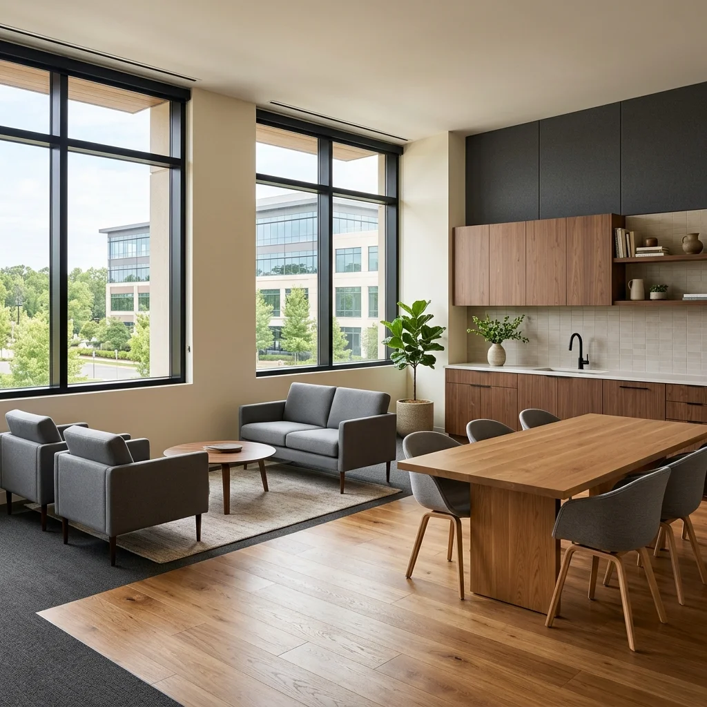 Corporate headquarters break room