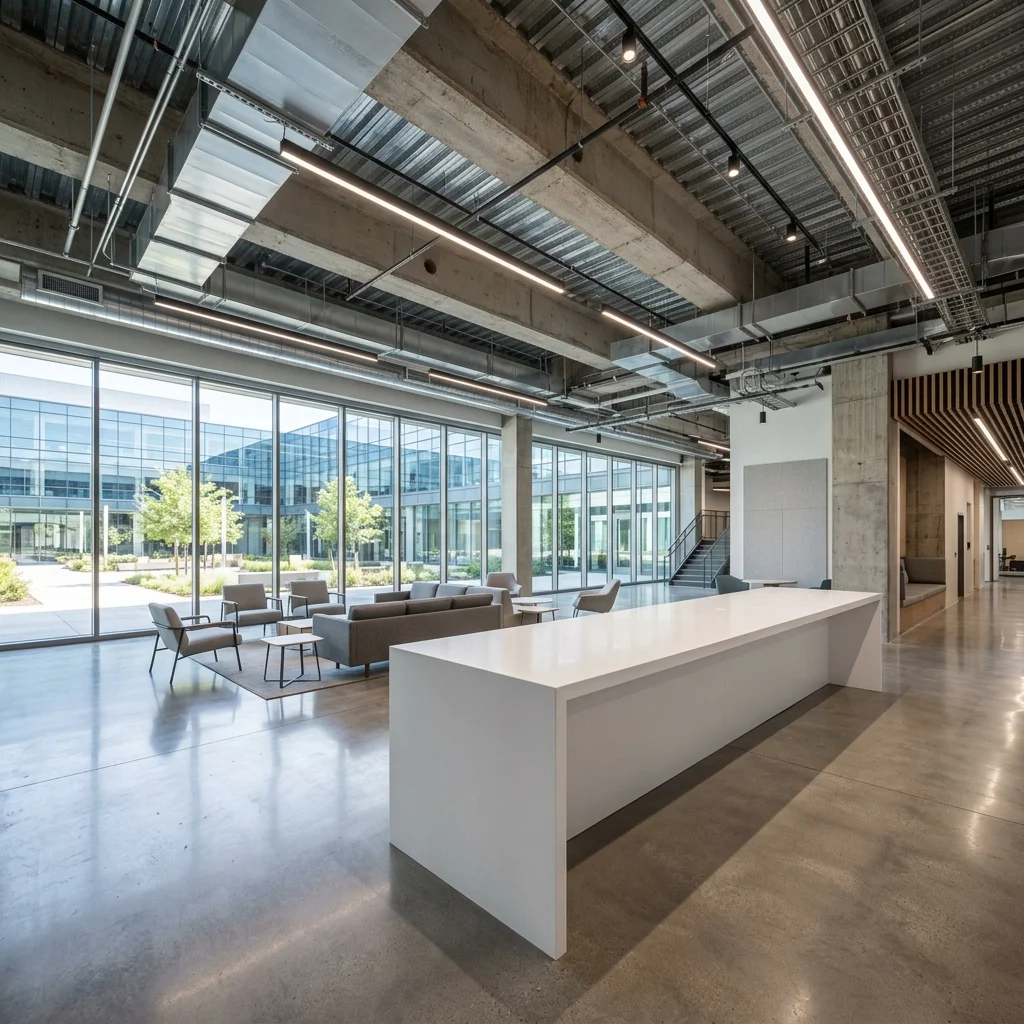 Tech lab and office interior
